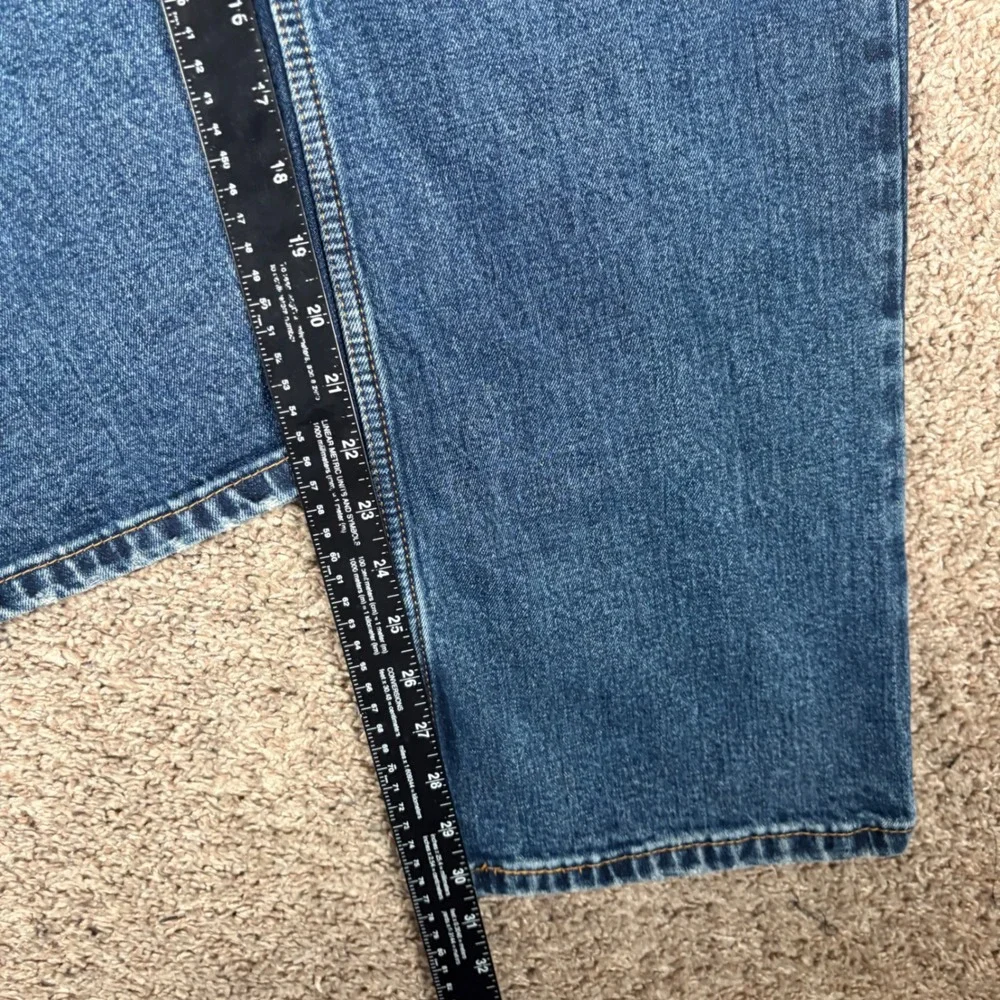 Levis 527 Mens Blue Slim Bootcut Jeans Size 36x32 Medium Wash Stretch Denim